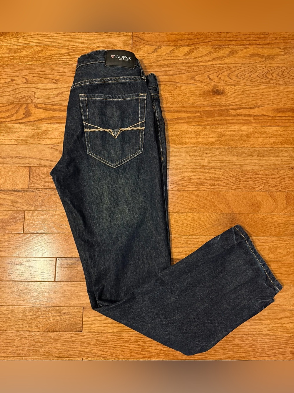 GUESS Men’s Straight-Leg Ultra Slim Jeans